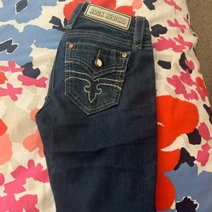 Like new Rock Revival Darkwash Skinny Jeans